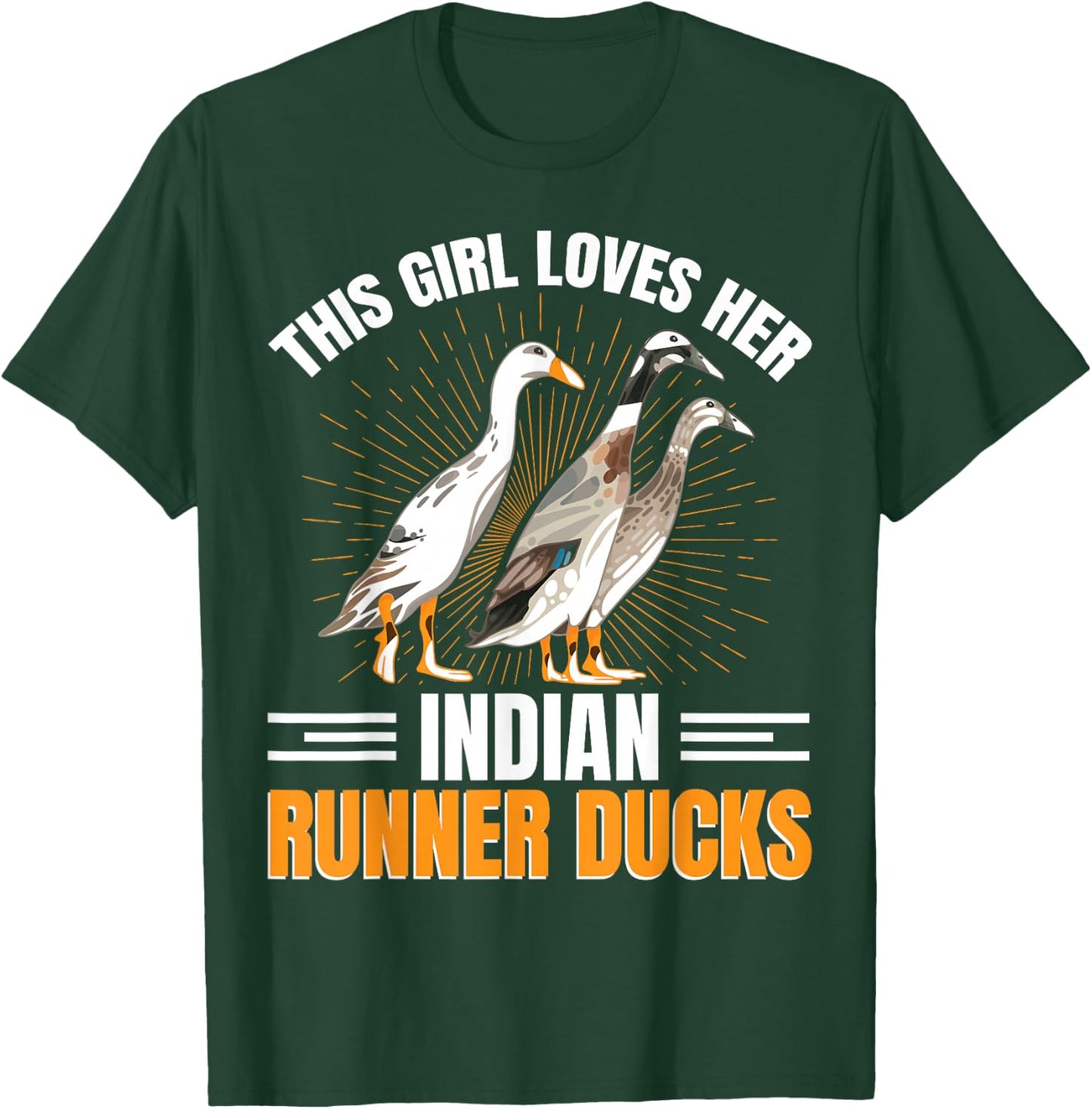 Duck Owner Indian Runner Duck Eggs Indian Runner Duck Toys T-Shirt - T-Shirt | Forest