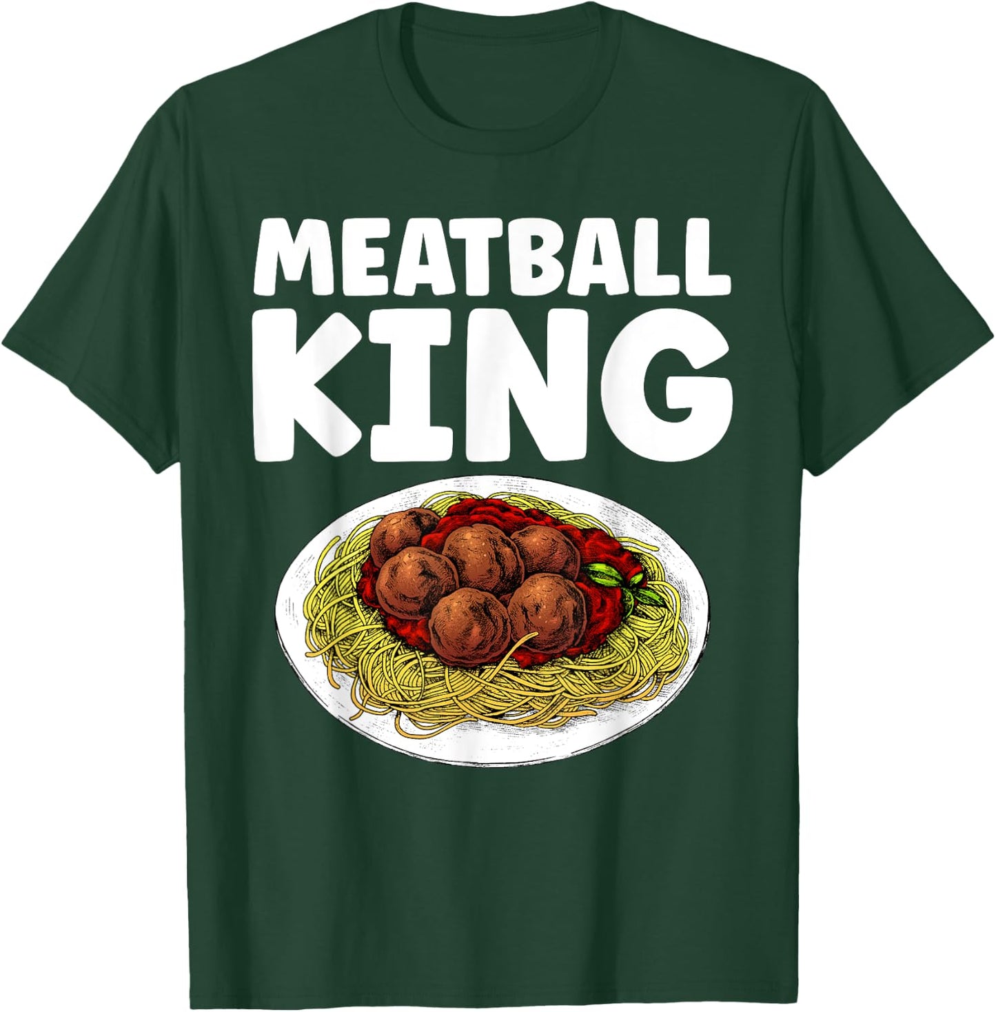Funny Meatball Art Dad Boys Toddlers Meatball Lovers T-Shirt - T-Shirt | Forest