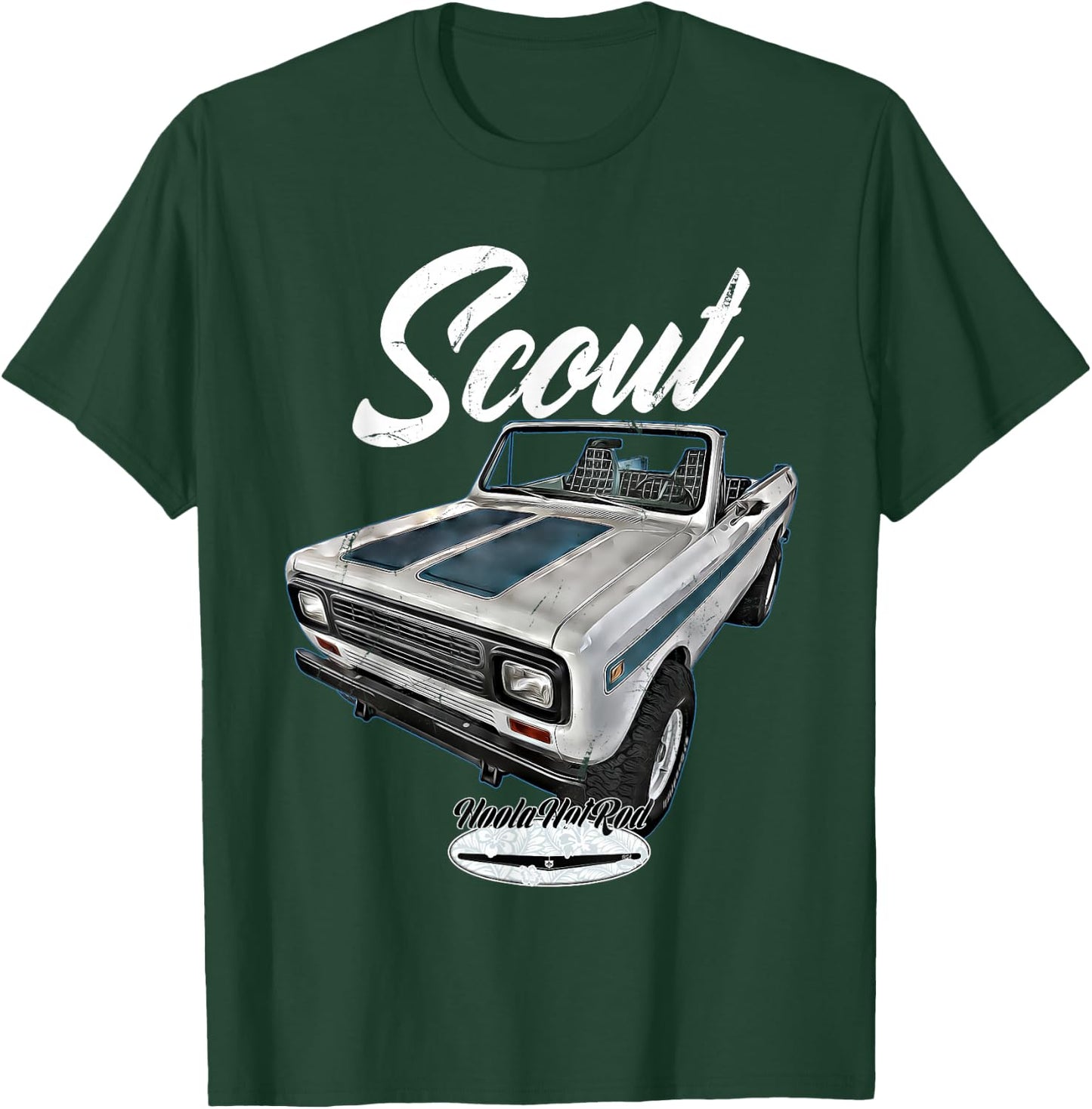 Scout,Classic,Truck,Pickup,International,Harvester,Oldtimer T-Shirt - T-Shirt | Forest