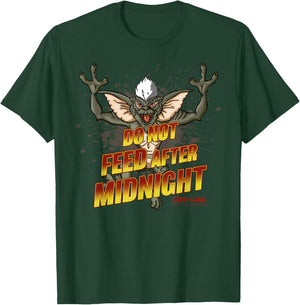 Gremlins Stripe Do Not Feed After Midnight T-Shirt - T-Shirt | Forest