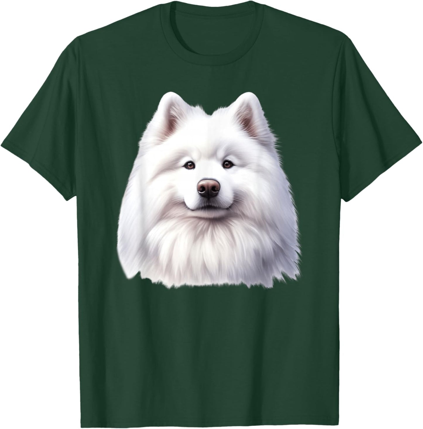 Samoyed Dog Portrait T-Shirt - T-Shirt | Forest