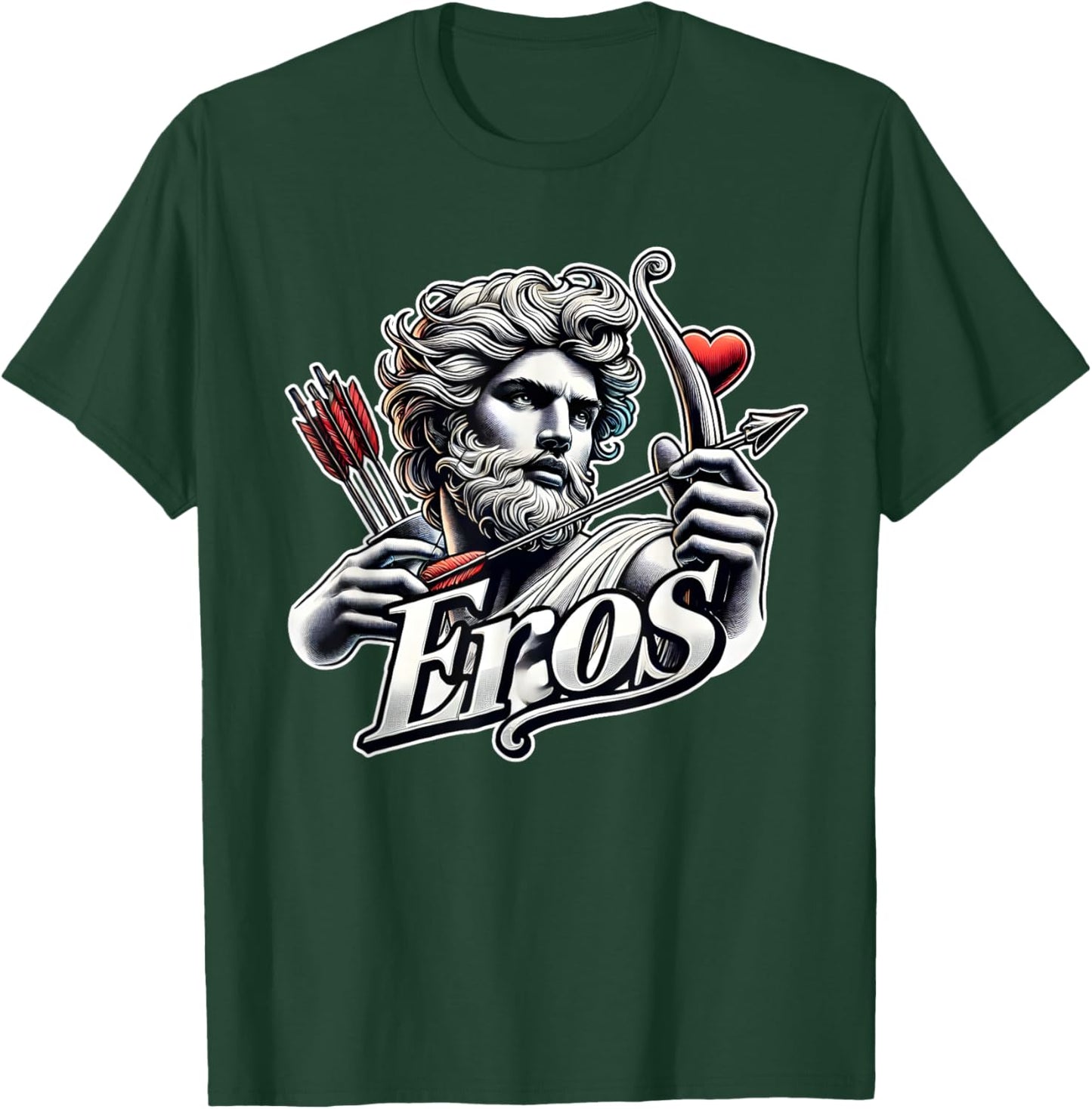 Eros Greek God of Love Mythology Ancient Greece T-Shirt - T-Shirt | Forest