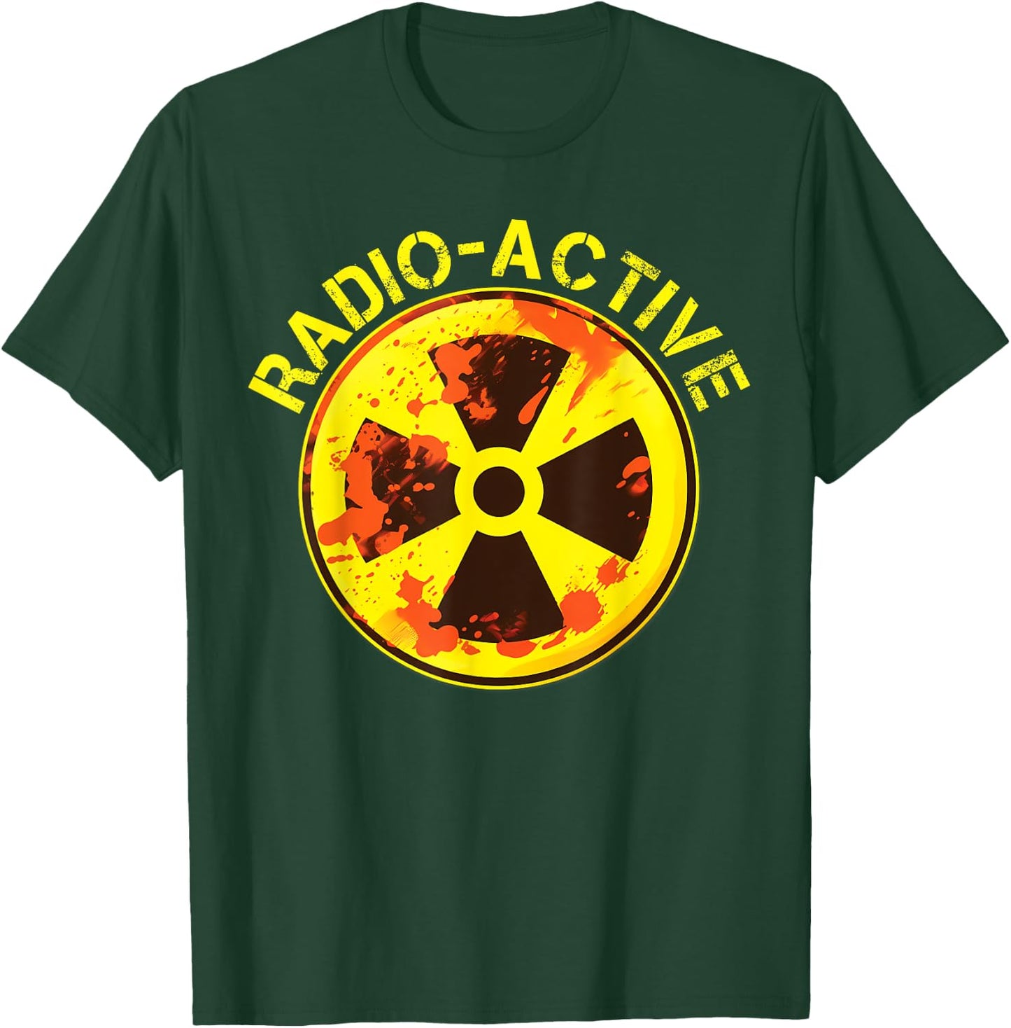 Radioactive Nuclear War Symbol Radio-Active T-Shirt - T-Shirt | Forest