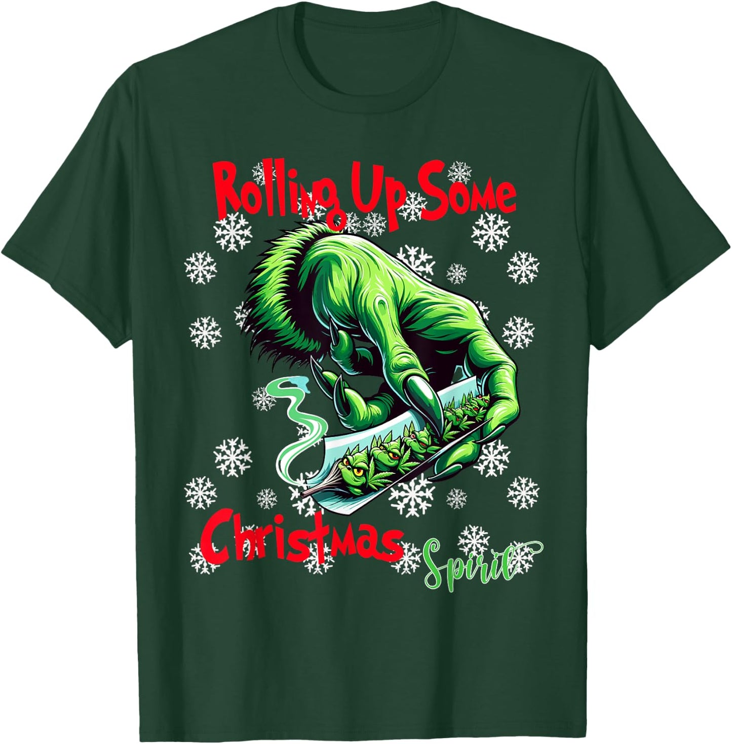 Rolling Up Some Christmas Spirit Christmas Tree Cakes Snack T-Shirt - T-Shirt | Forest