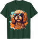 Cavapoo Dog Breed Pet Cute Graphic with Sunglasses T-Shirt - T-Shirt | Forest