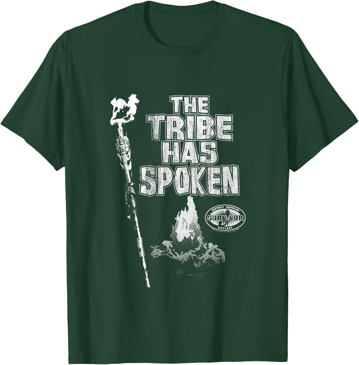 Survivor The Tribe has Spoken Fireplace T-Shirt - T-Shirt | Forest