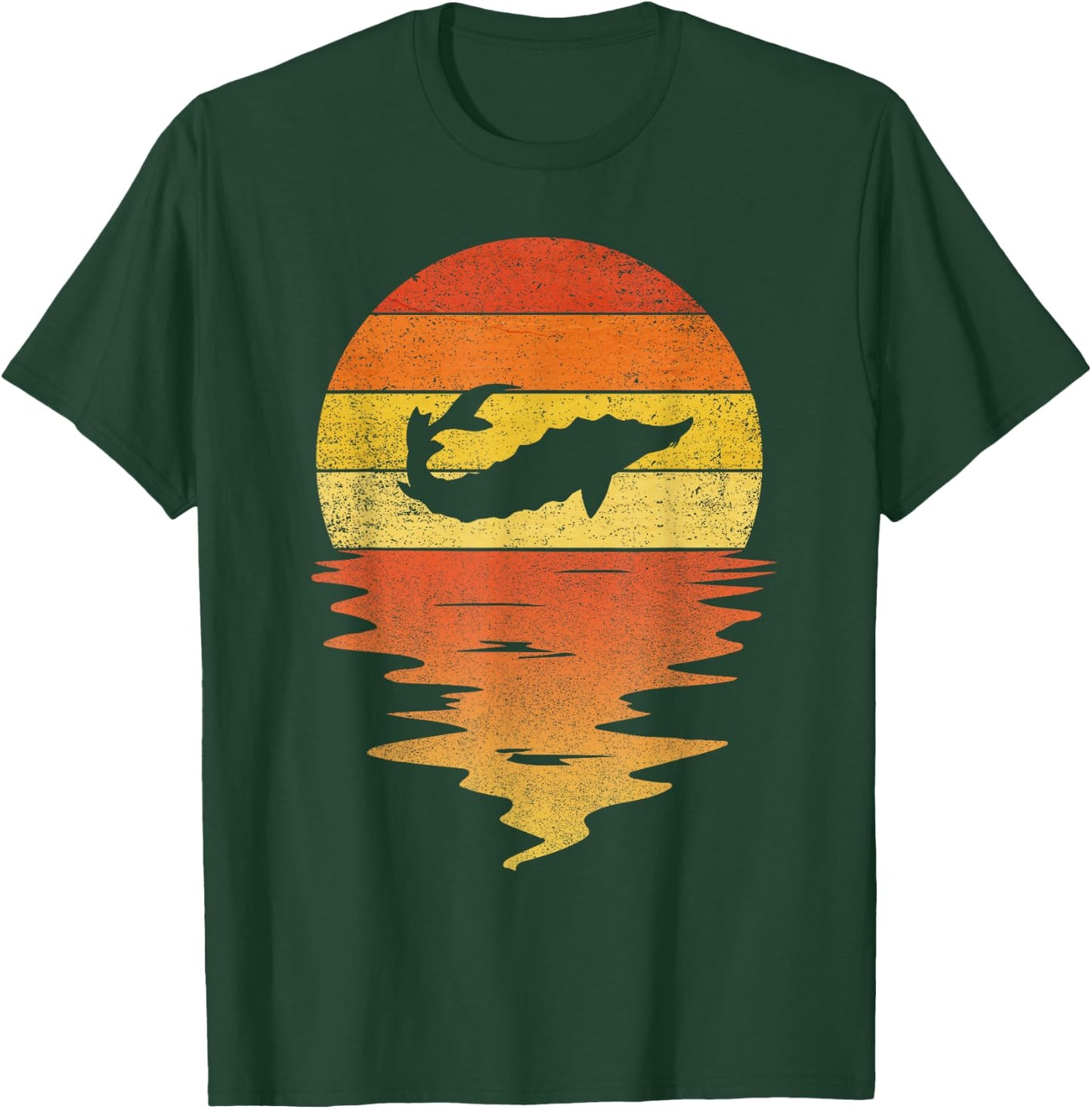 Sturgeon shirt retro sunset 70s vintage Sturgeon T-Shirt - T-Shirt | Forest
