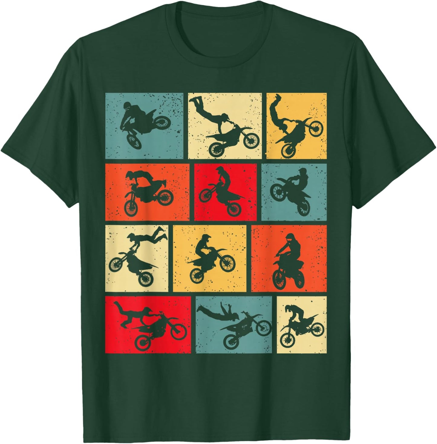 Dirt Bike Rider Motocross Enduro Dirt Biking T-Shirt - T-Shirt | Forest