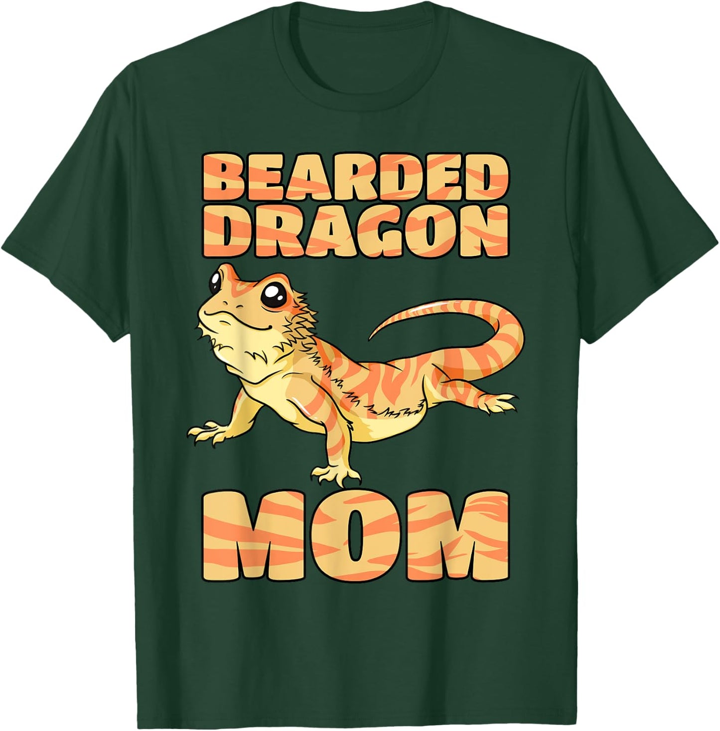 Bearded Dragon Mom Gecko Lizard Reptile Pet Mother's Day T-Shirt - T-Shirt | Forest