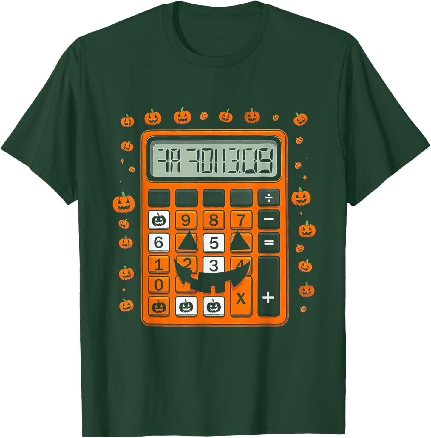 Calculator Halloween Costume Pretend Im A Calculating T-Shirt - T-Shirt | Forest