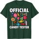 Candy Tester Lollipop Sweets Gift Halloween Kids T-Shirt - T-Shirt | Forest