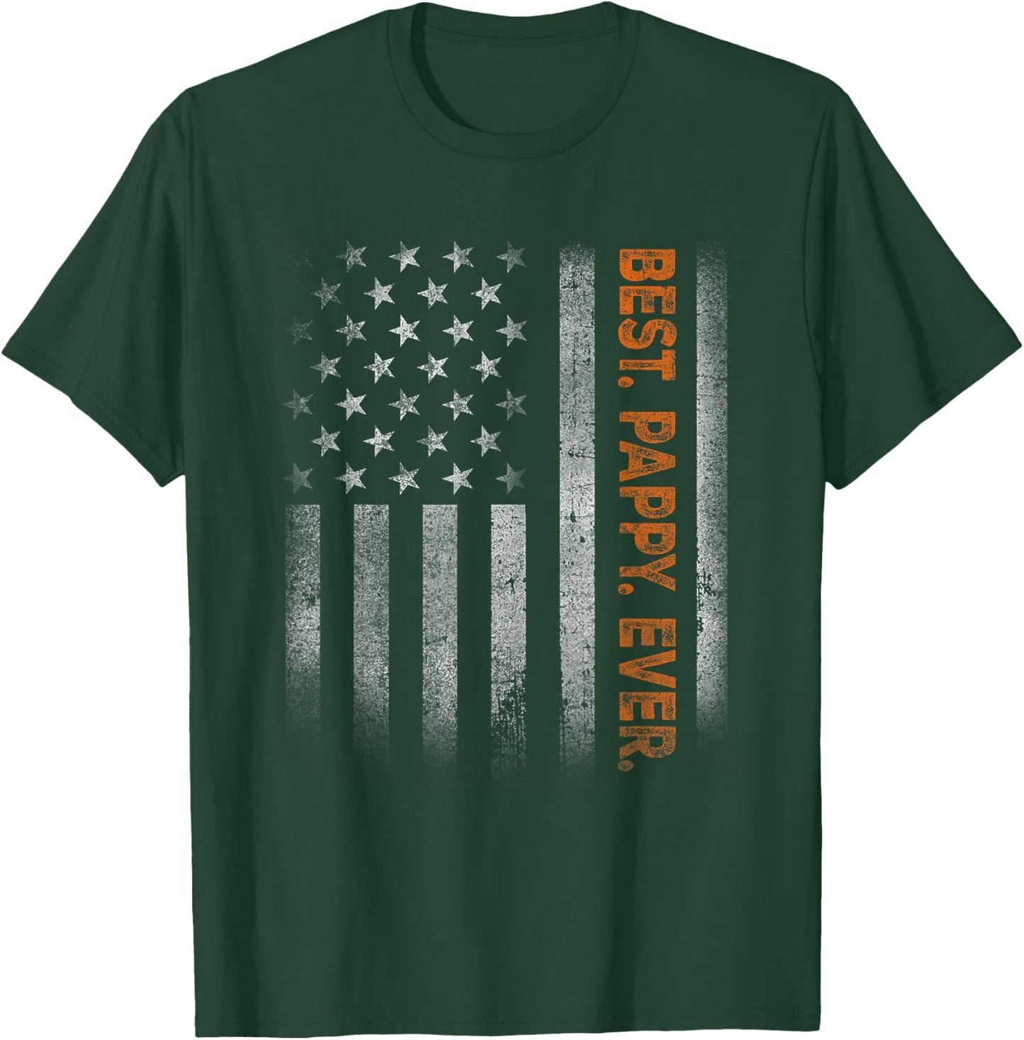 Pappy American Flag Father's Day For Pappy From Daughter T-Shirt - T-Shirt | Forest