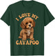 I Love My Cavapoo Santa Christmas Xmas Dog for mom dad Kids T-Shirt - T-Shirt | Forest