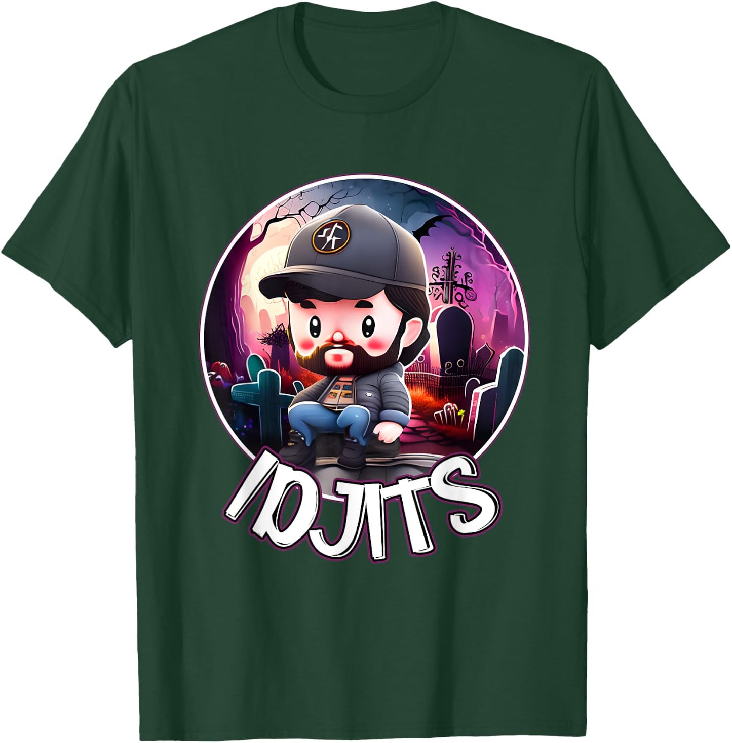 Idjits Cute Funny Bobby SPN Reference T-Shirt - T-Shirt | Forest