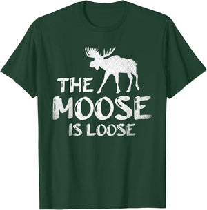 Sweden Wild Animal Scandinavia Forest Animal Funny Moose T-Shirt - T-Shirt | Forest