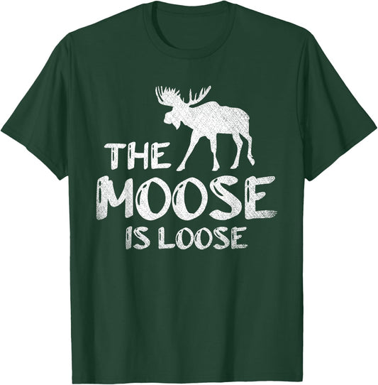 Sweden Wild Animal Scandinavia Forest Animal Funny Moose T-Shirt - T-Shirt | Forest