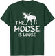 Sweden Wild Animal Scandinavia Forest Animal Funny Moose T-Shirt - T-Shirt | Forest
