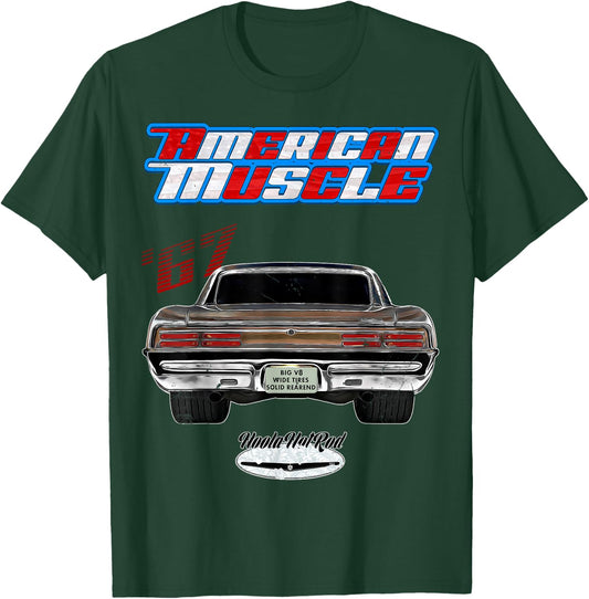 1967 GTO,Tempest,Muscle Car,Hot Rod,Rockabilly,distressed T-Shirt - T-Shirt | Forest