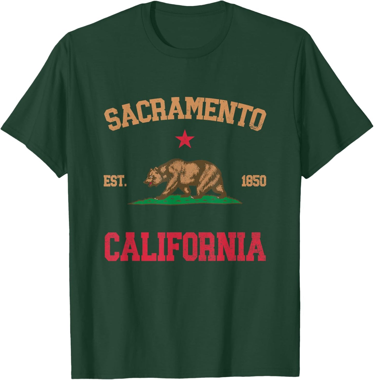 Sacramento California T-Shirt - T-Shirt | Forest