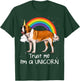 Rainbow St. Bernard Trust Me I'm A Unicorn Dog T-Shirt - T-Shirt | Forest