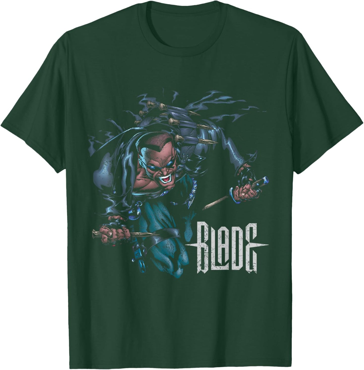 Marvel Blade Eric Brooks Comic Book T-Shirt - T-Shirt | Forest