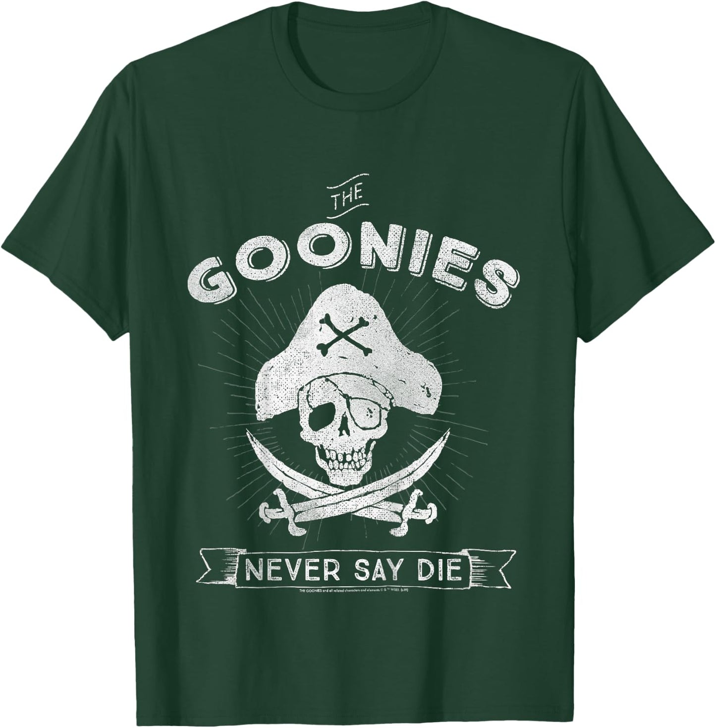 Kids The Goonies Never Say Die Pirate Captain Logo T-Shirt - T-Shirt | Forest