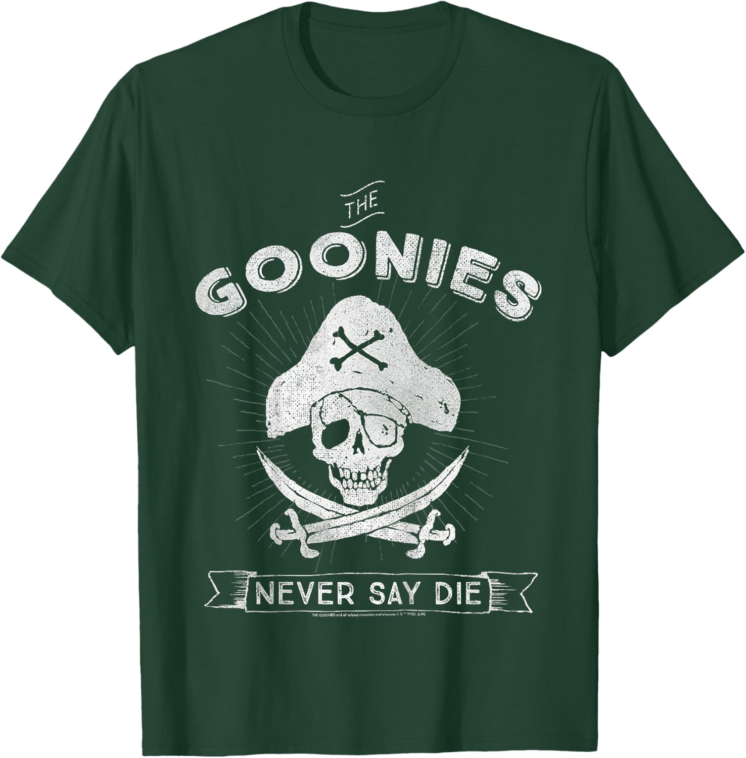 Kids The Goonies Never Say Die Pirate Captain Logo T-Shirt - T-Shirt | Forest