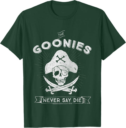Kids The Goonies Never Say Die Pirate Captain Logo T-Shirt - T-Shirt | Forest
