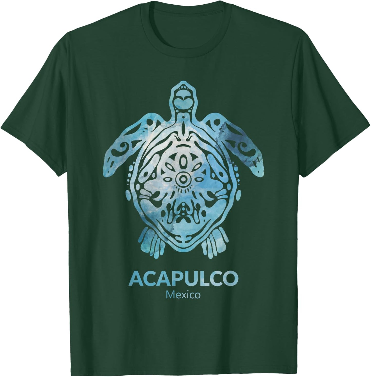 Acapulco Mexico Sea Turtle Ocean Souvenir T-Shirt - T-Shirt | Forest