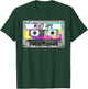 80s Paint Splash Cassette Tape Vintage Mixtape T-Shirt - T-Shirt | Forest