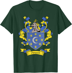Duggan Coat of Arms | Duggan Surname Family Crest T-Shirt - T-Shirt | Forest