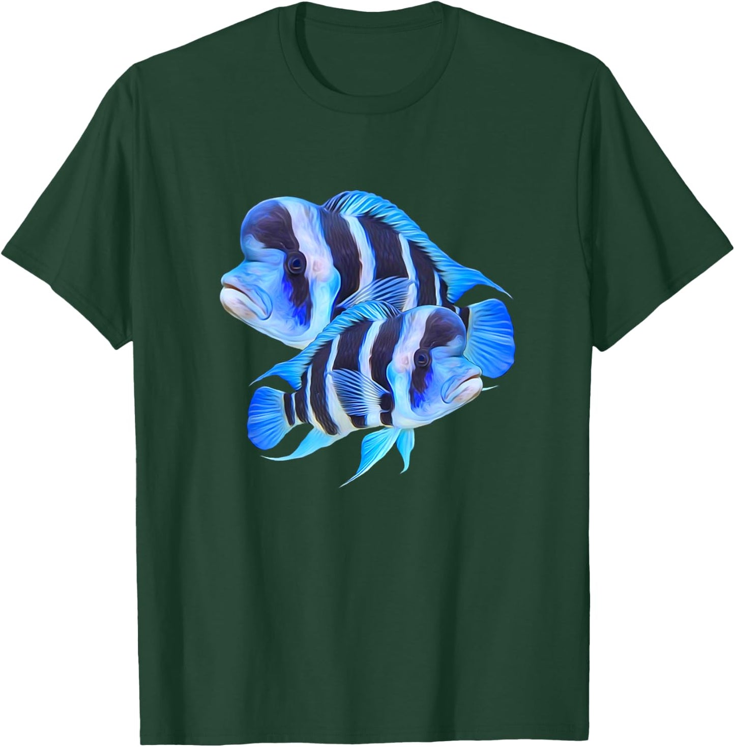 Frontosa Cichlid Fish Aquarium Owners Monster Fish Gift T-Shirt - T-Shirt | Forest