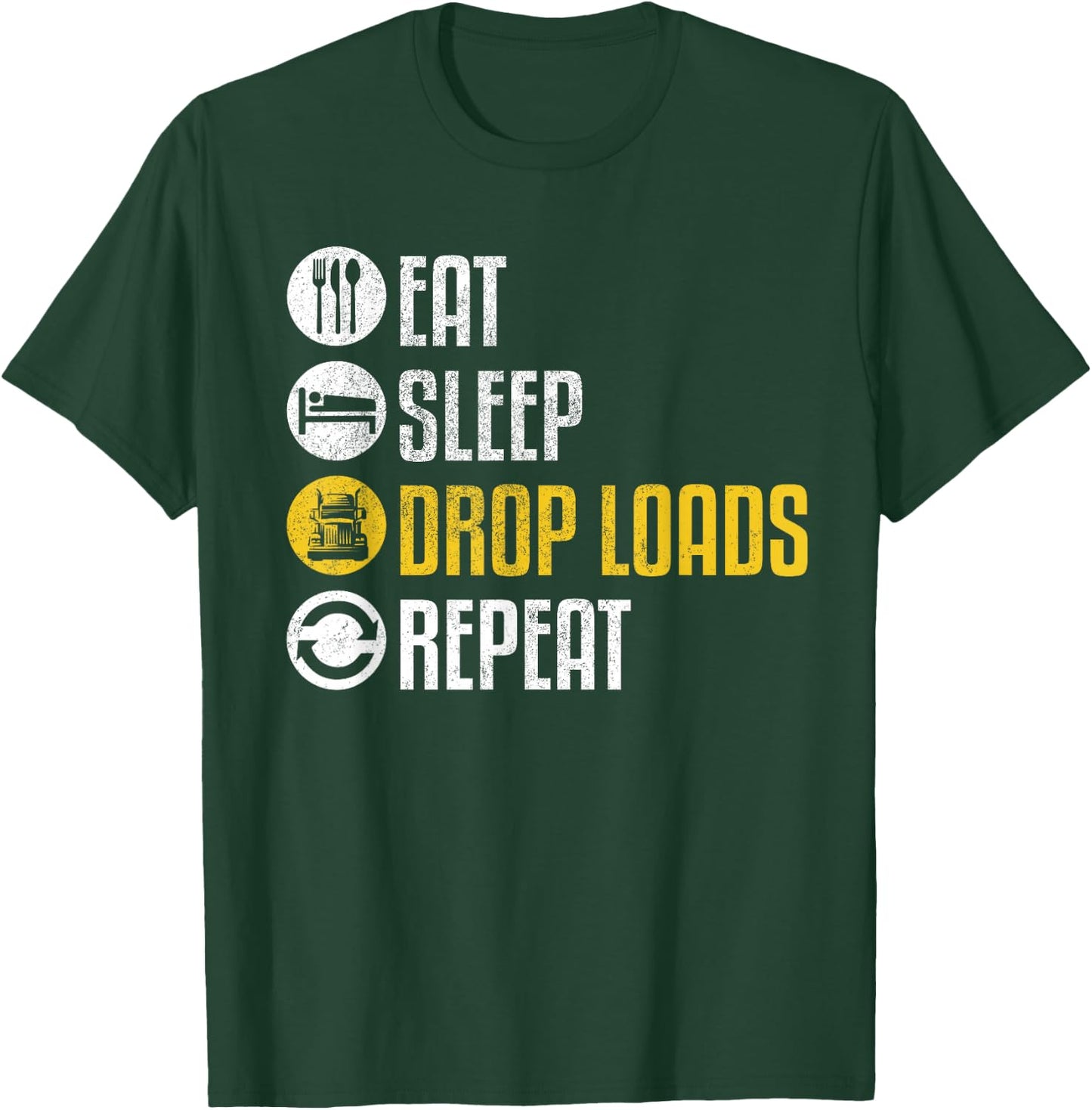 Funny Truck Driver Joke Saying Trucker Gift T-Shirt - T-Shirt | Forest