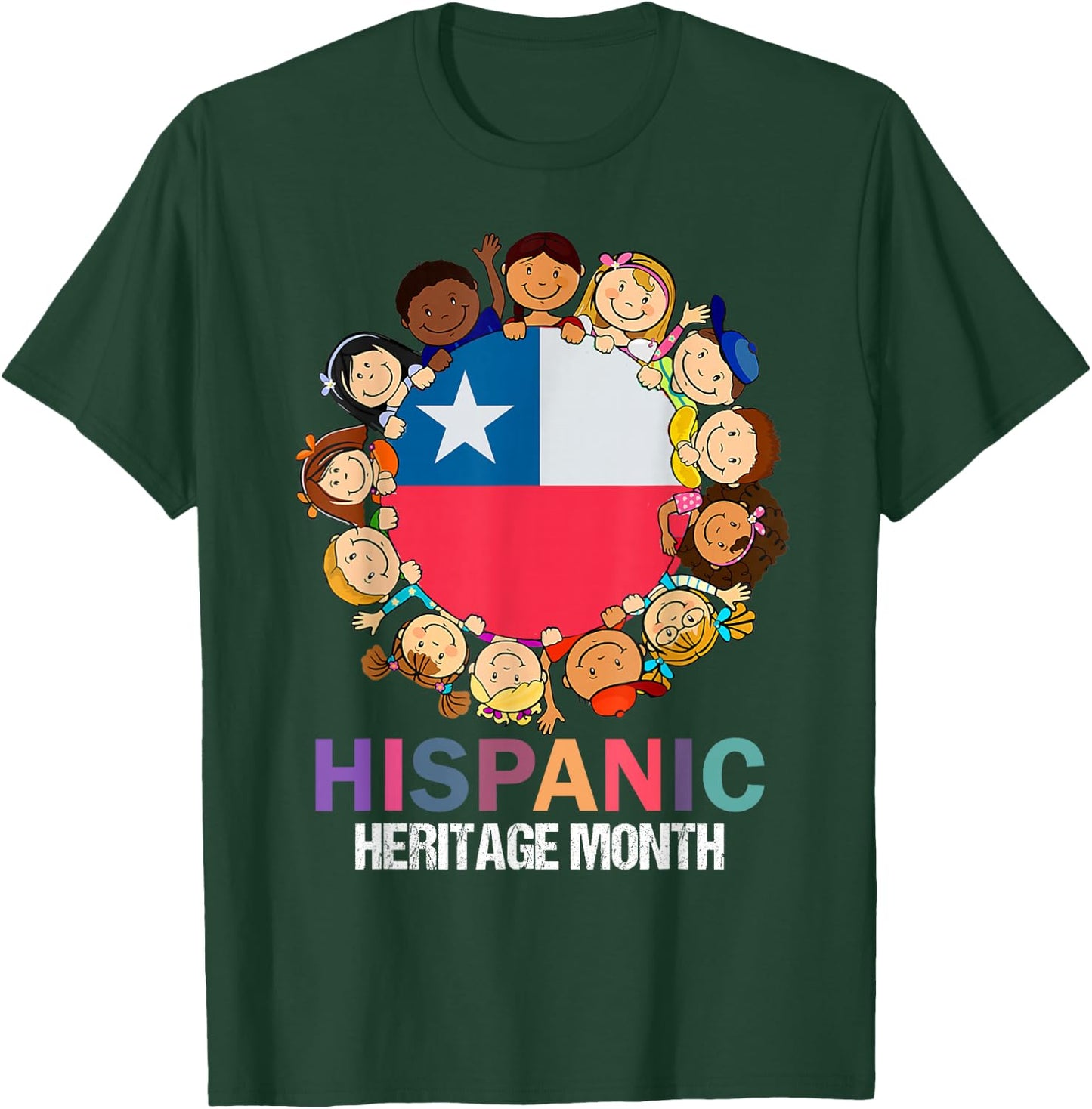 Chileans,hsipanic heritage month, Chile flag Boy Kids Girl T-Shirt - T-Shirt | Forest