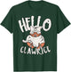 Cat Horror Theme Hello Clawrice Funny Horror Women T-Shirt - T-Shirt | Forest