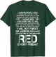 Red Friday Remember The Deployed Military Troops Poem Small T-Shirt - T-Shirt | Forest