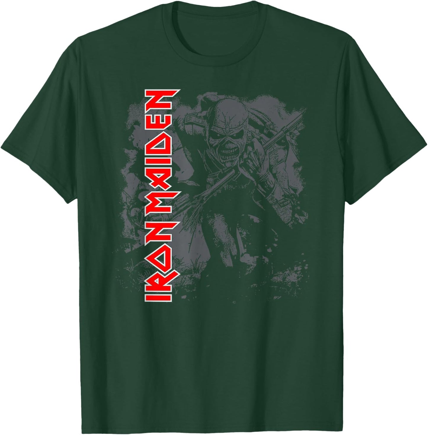 Iron Maiden - Hi Contrast Trooper T-Shirt - T-Shirt | Forest