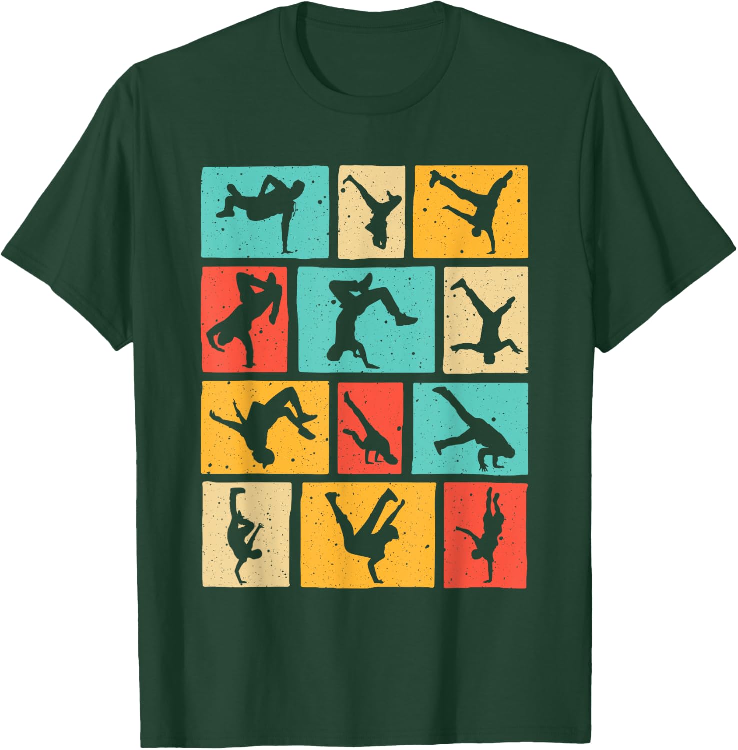 Funny Break Dancing Gift Vintage Hip-Hop Cool Break Dancer T-Shirt - T-Shirt | Forest