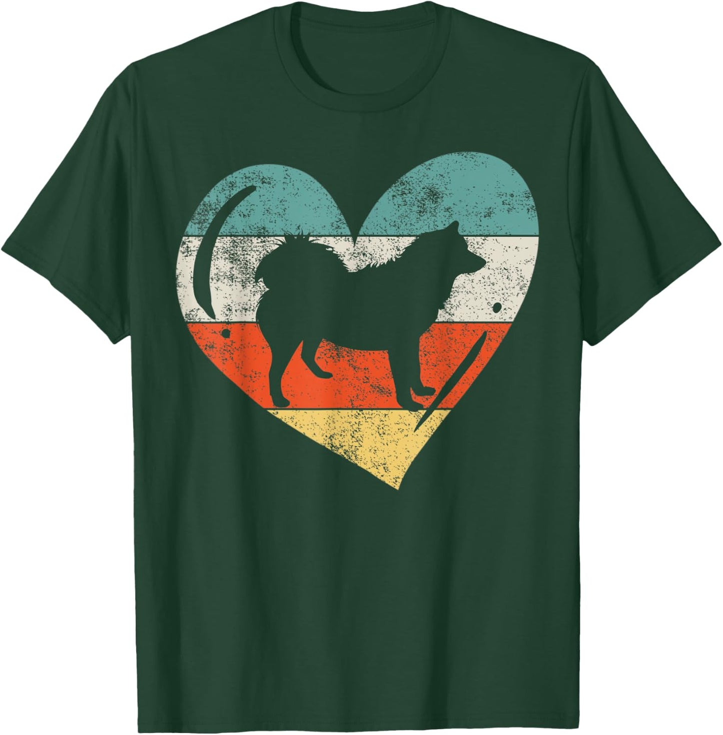 American Eskimo Husky T-Shirt - T-Shirt | Forest