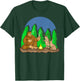 Pot Smoking Bigfoot Jackalope Cryptozoology Shirt Gift T-Shirt - T-Shirt | Forest