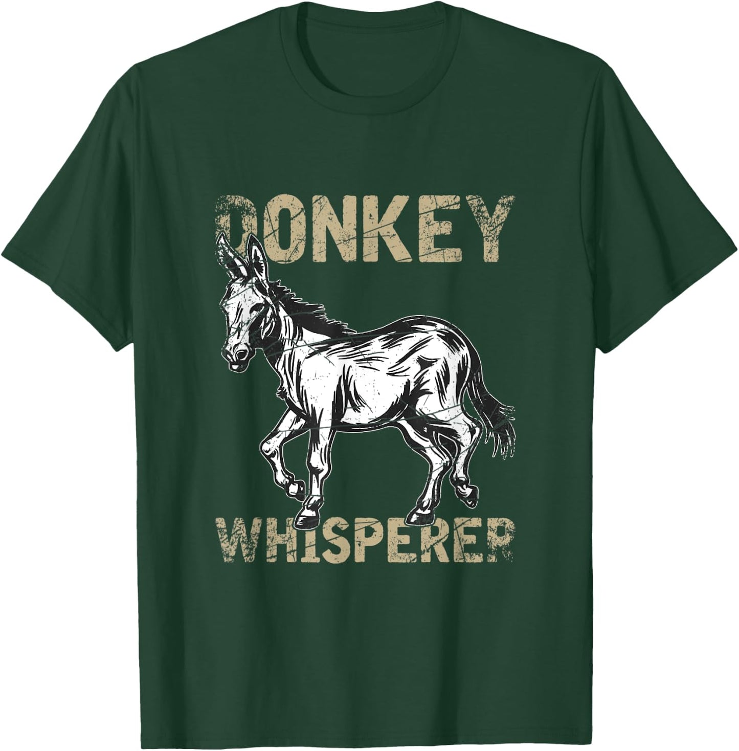 Donkey Whisperer Donkey T-Shirt - T-Shirt | Forest