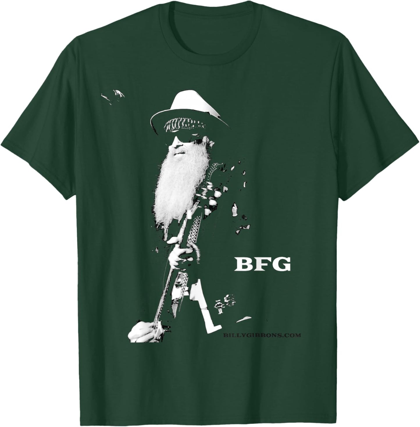 Official Billy F Gibbons of ZZ Top Live T-Shirt - T-Shirt | Forest