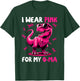I Wear Pink For My G-ma T-rex Dinosaur Breast Cancer T-Shirt - T-Shirt | Forest