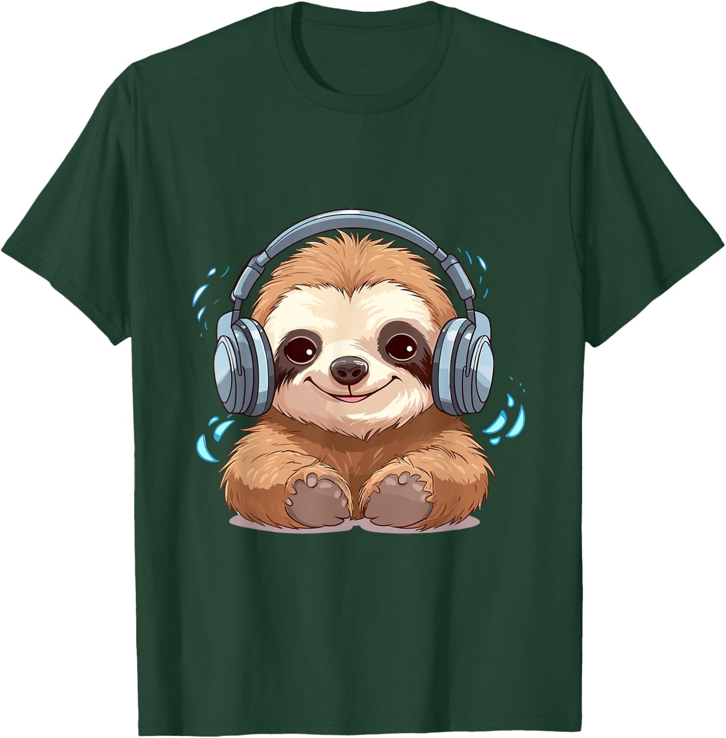 Cute Little Sloth Lover Lazy Sloth Lovers Women Kids T-Shirt - T-Shirt | Forest