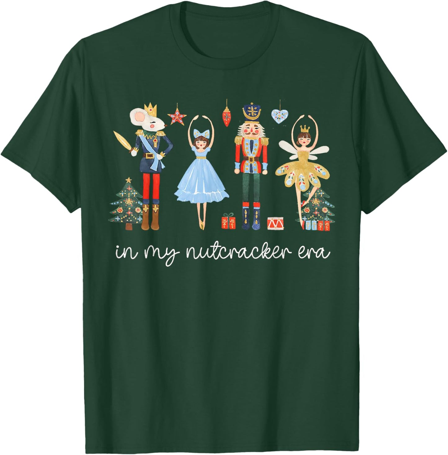 In My Nutcracker Era Christmas Nutcracker Bellet Princess T-Shirt - T-Shirt | Forest
