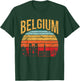 Funny Belgium Flag Shirt Roots From Usa Belgium T-Shirt - T-Shirt | Forest