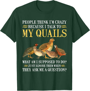 Quail T-Shirt - T-Shirt | Forest