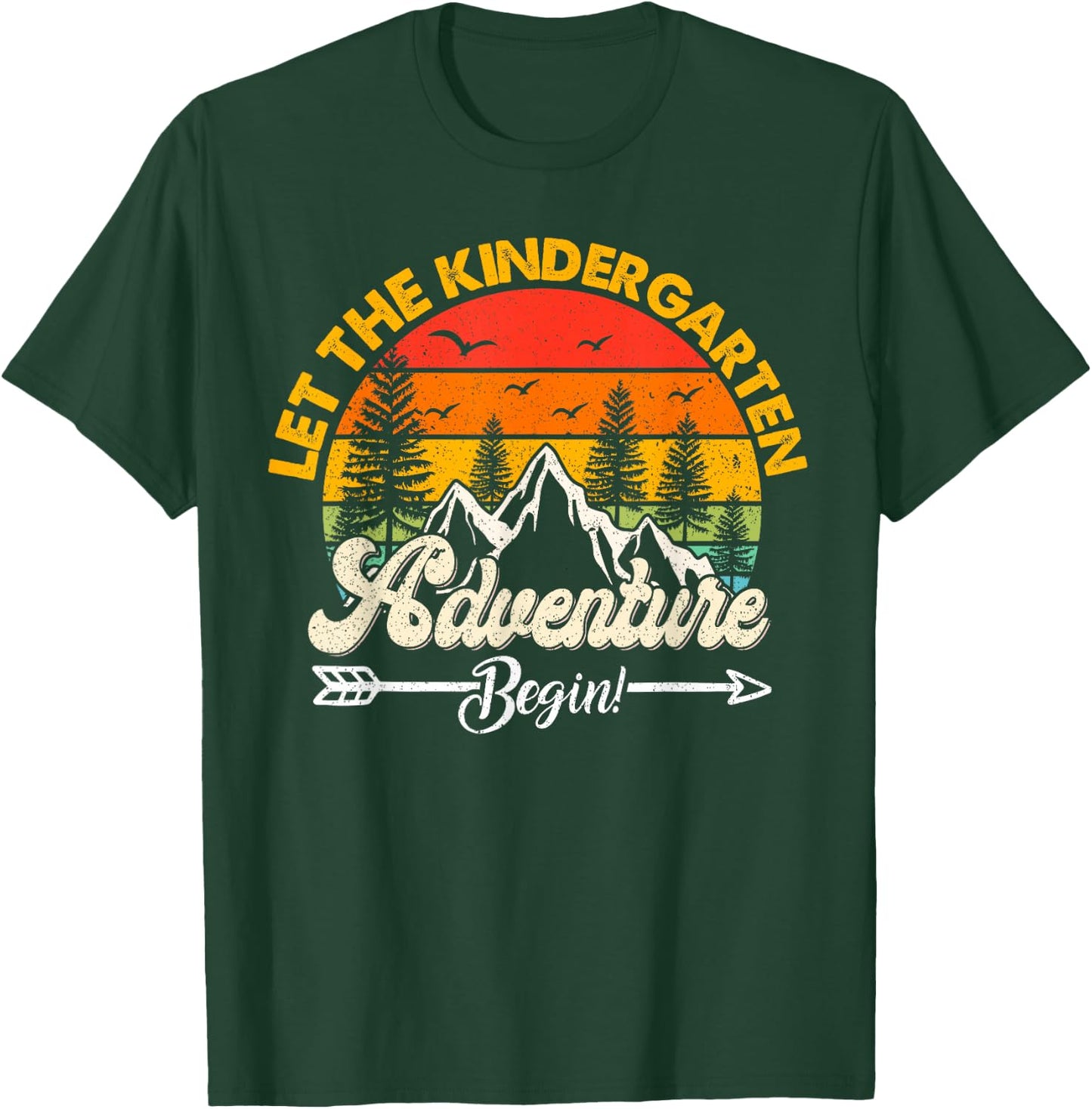 Let the Kindergarten adventure begin School Kindergarten T-Shirt - T-Shirt | Forest