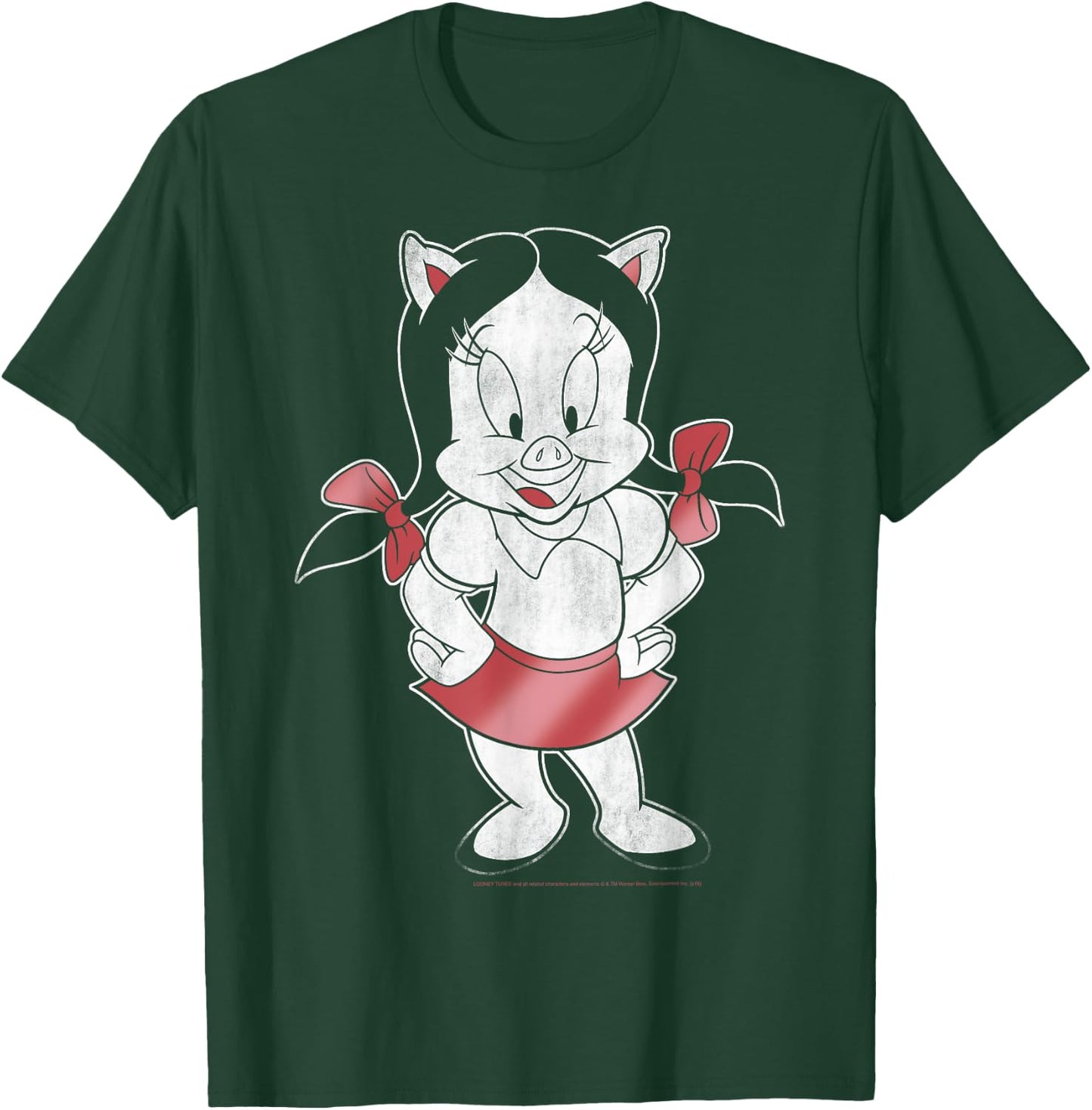 Looney Tunes Petunia Pig Portrait T-Shirt - T-Shirt | Forest