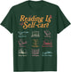 Reading is Self Care Mental Health Read More Book T-Shirt - T-Shirt | Forest